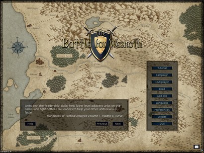 Battle for Wesnoth screenshot (410 pix)