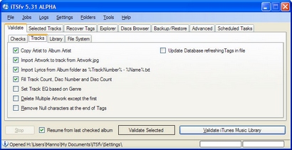 iTunes Store file validator screenshot (410 pix)