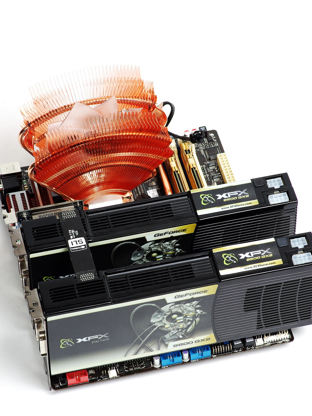 Nvidia Geforce 9800 x2 quad sli