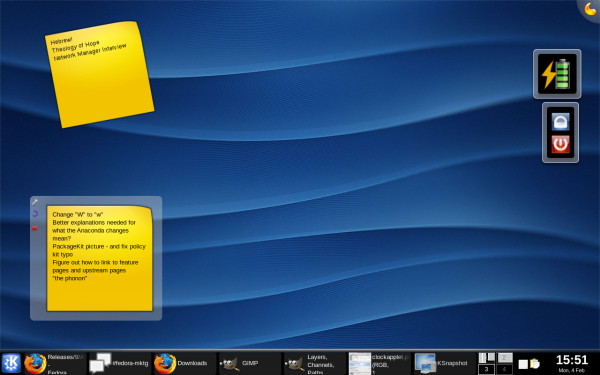 Fedora 9 beta - desktop