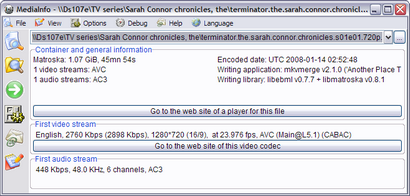 MediaInfo 0.7.6.2 screenshot (410 pix)