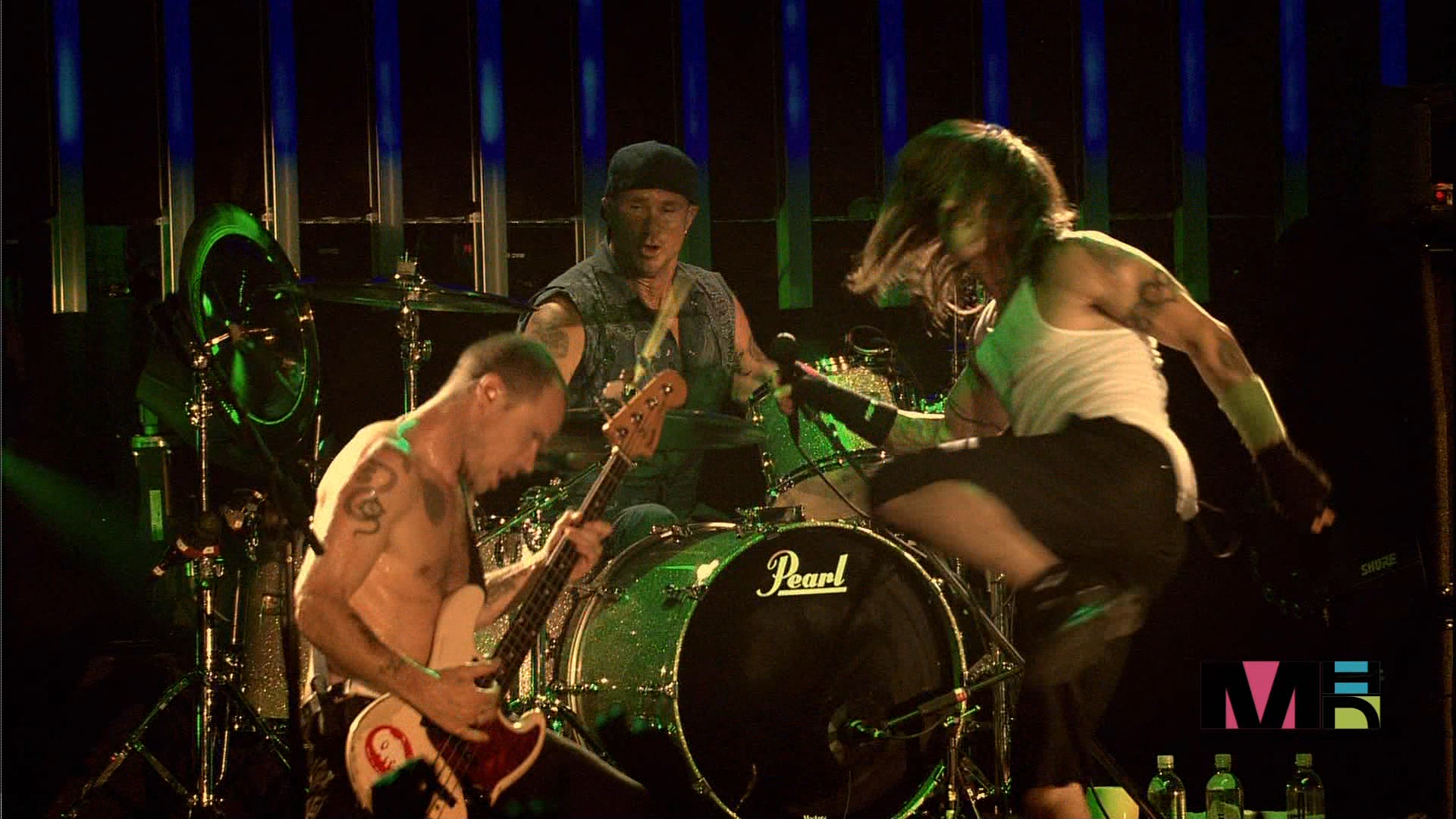 Signaalvergelijking Comcast vs Verizon - Concert van Red Hot Chillie Peppers op Verizon