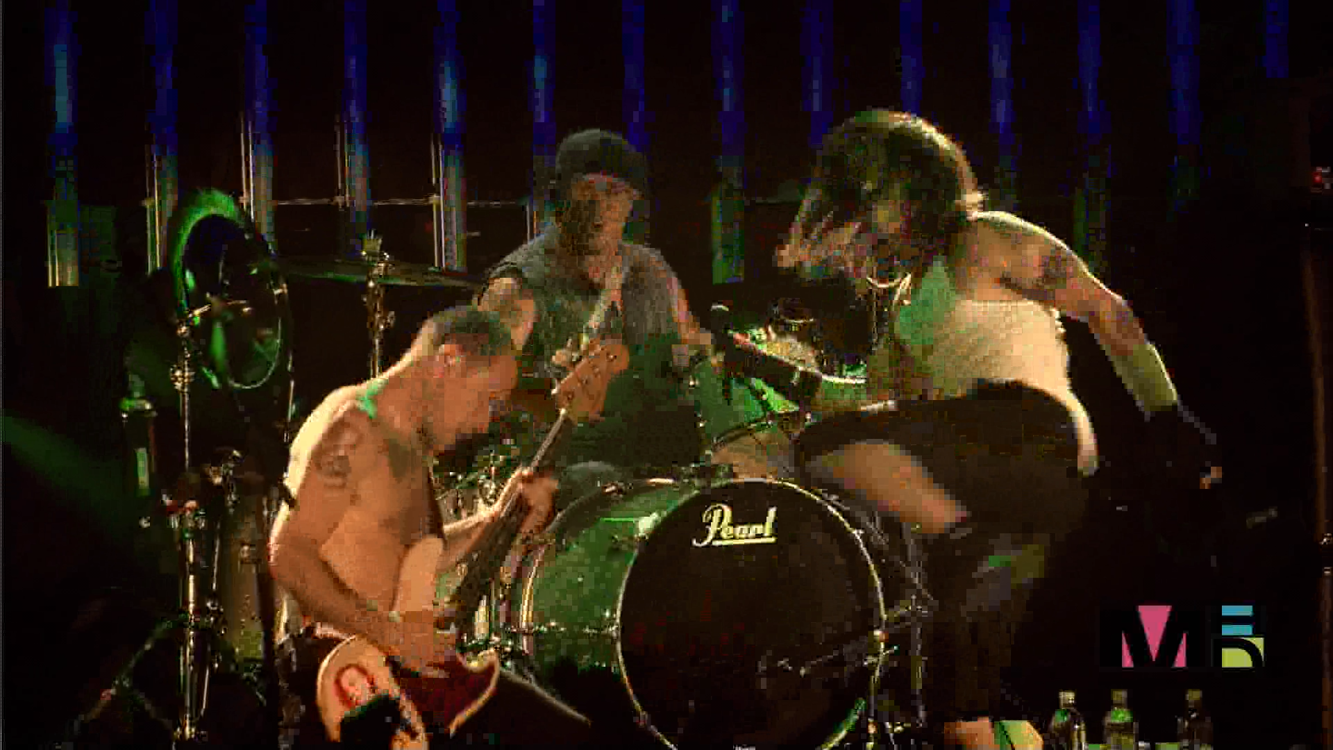 Signaalvergelijking Comcast vs Verizon - Concert van Red Hot Chillie Peppers op Comcast