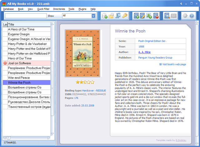 All My Books 1.0 screenshot