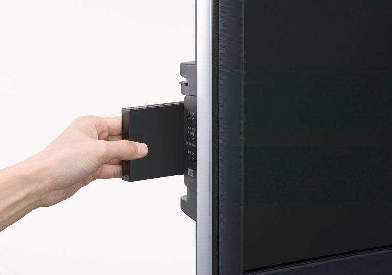 Toshiba Regza ZH500-serie - verwisselbare harddisk