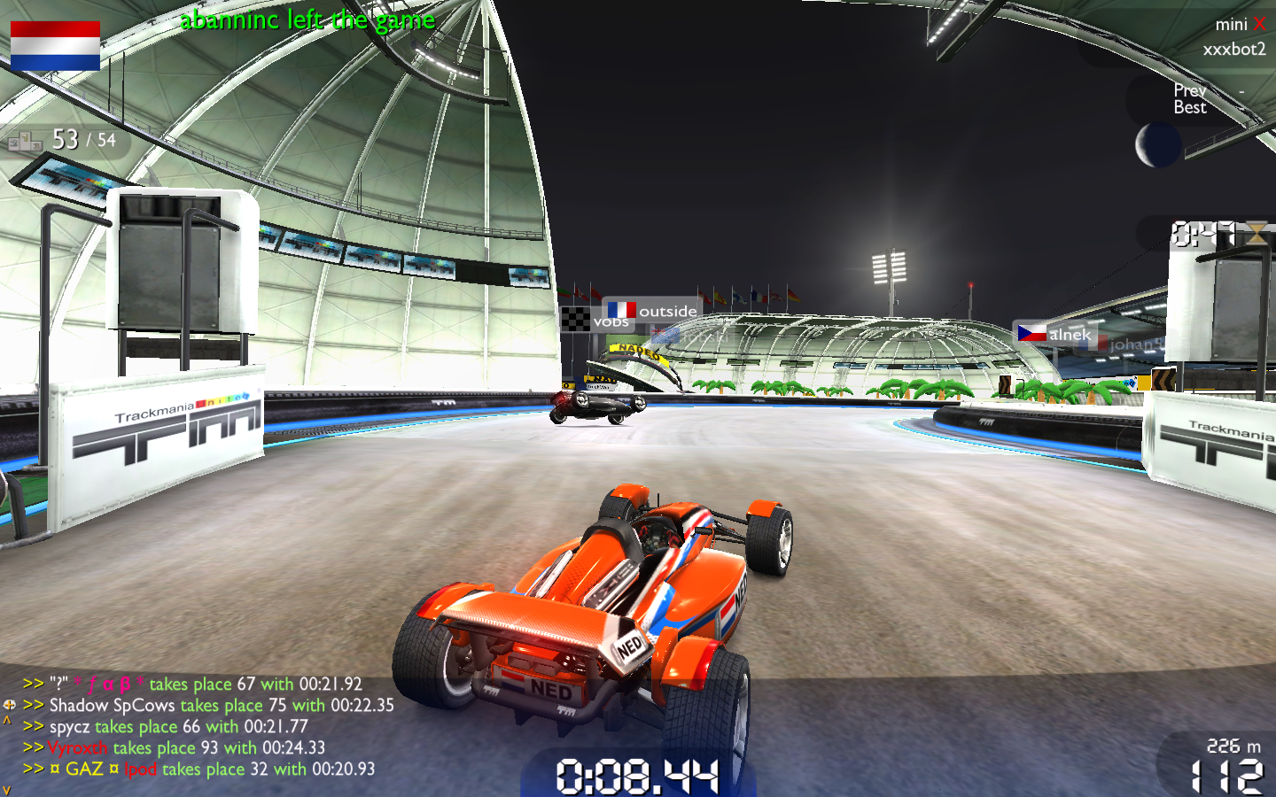 Trackmania Nations Forever