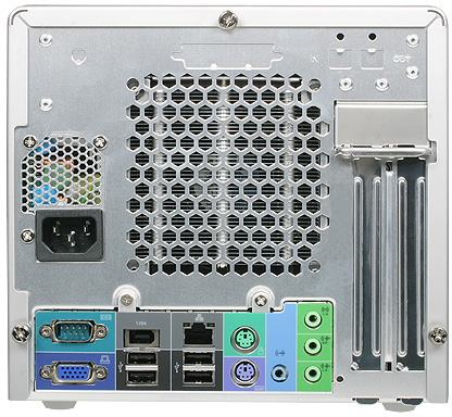 Shuttle SS30G2 - achterkant