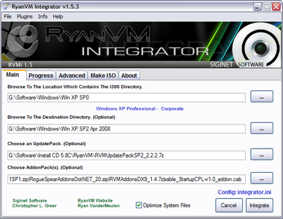 RyanVM's Post-SP2 Update Pack 2.2.2 in RVM Integrator 1.5.3 (410 pix)