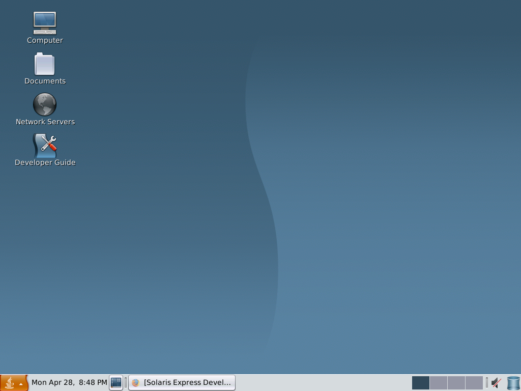 OpenSolaris desktop (groot)