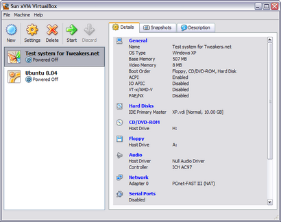 VirtualBox 1.6 screenshot (410 pix)