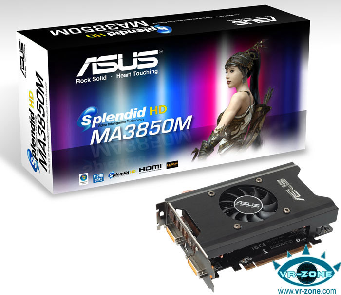 Asus Splendid MA3850M mxm videokaart kleurenprocessor