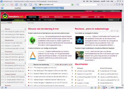 Avant Browser 11.6 screenshot (410 pix)