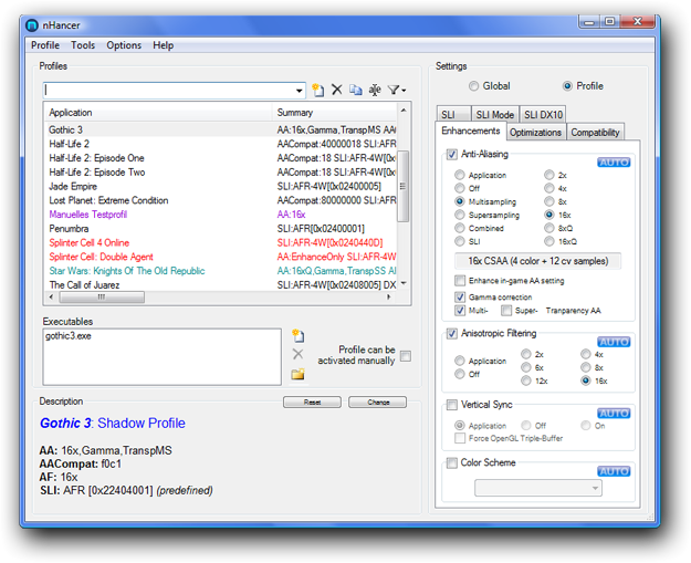 nHancer screenshot