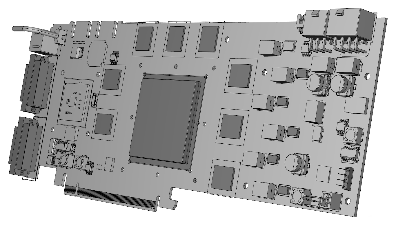 Geforce 9900GTX front