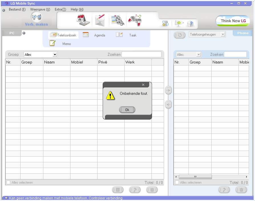 LG KF600 software suite