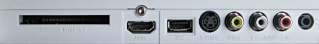 Philips 37PFL7603D Aansluitingen zijkant