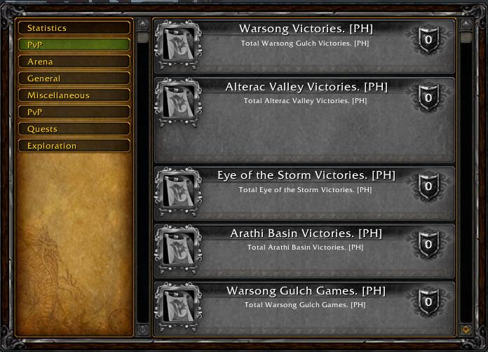 World of Warcraft: Wrath of the Lich King Achievements