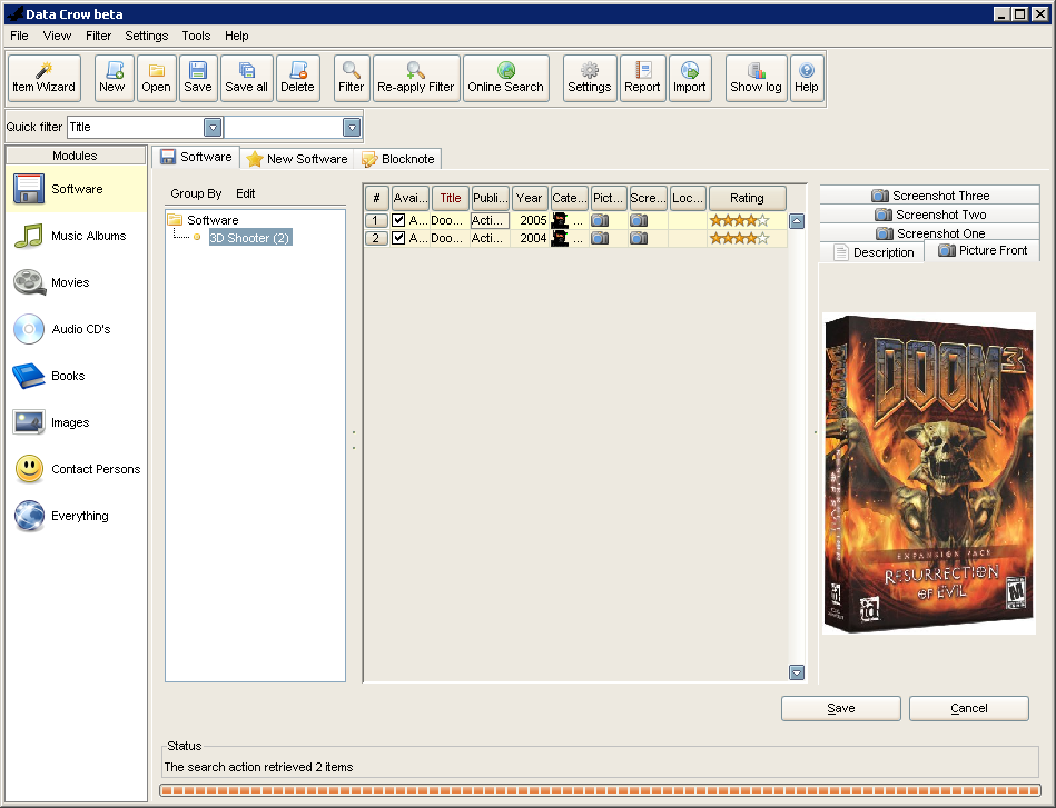 Data Crow screenshot