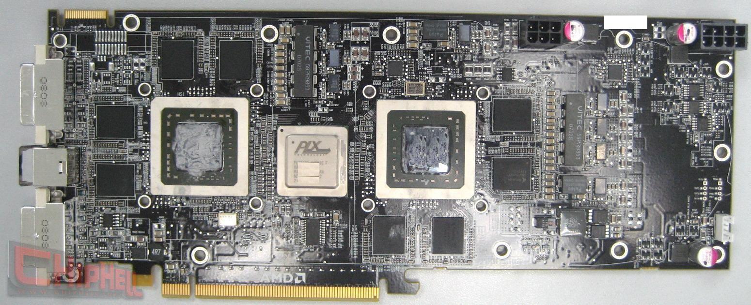ATI Radeon HD4870 X2 voorkant