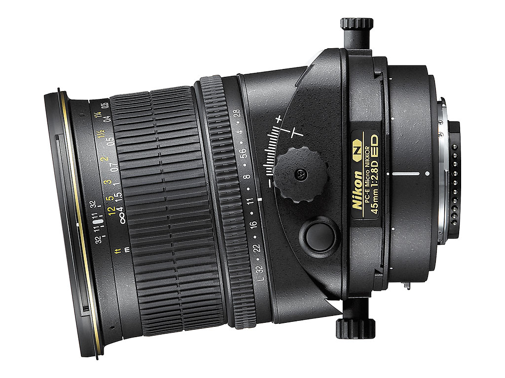 Nikon PC-E 45mm en 85mm