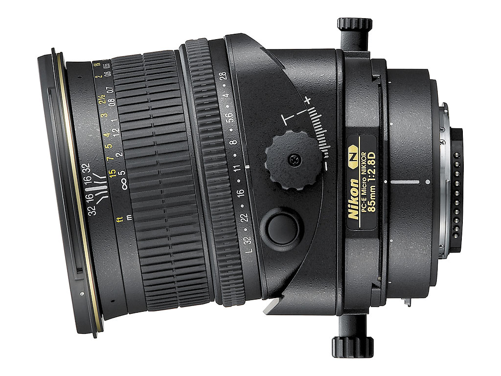 Nikon PC-E 45mm en 85mm