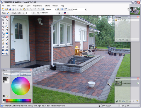 Paint.NET 3.35 screenshort (481 pix)