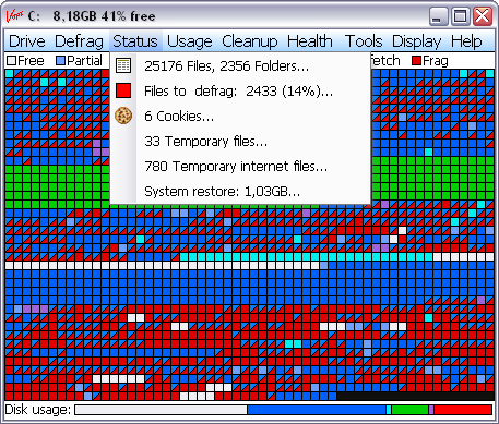 Vopt 9.01 screenshot
