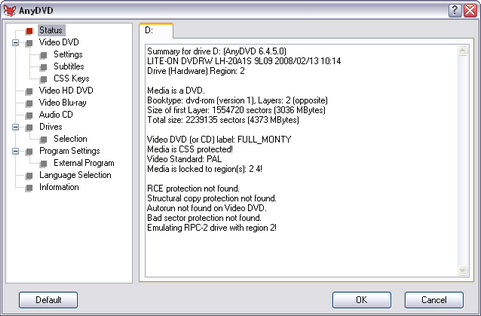 AnyDVD screenshot (481 pix)