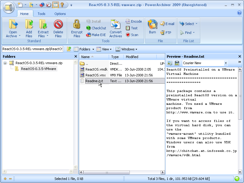 PowerArchiver 2009 11.0 screenshot