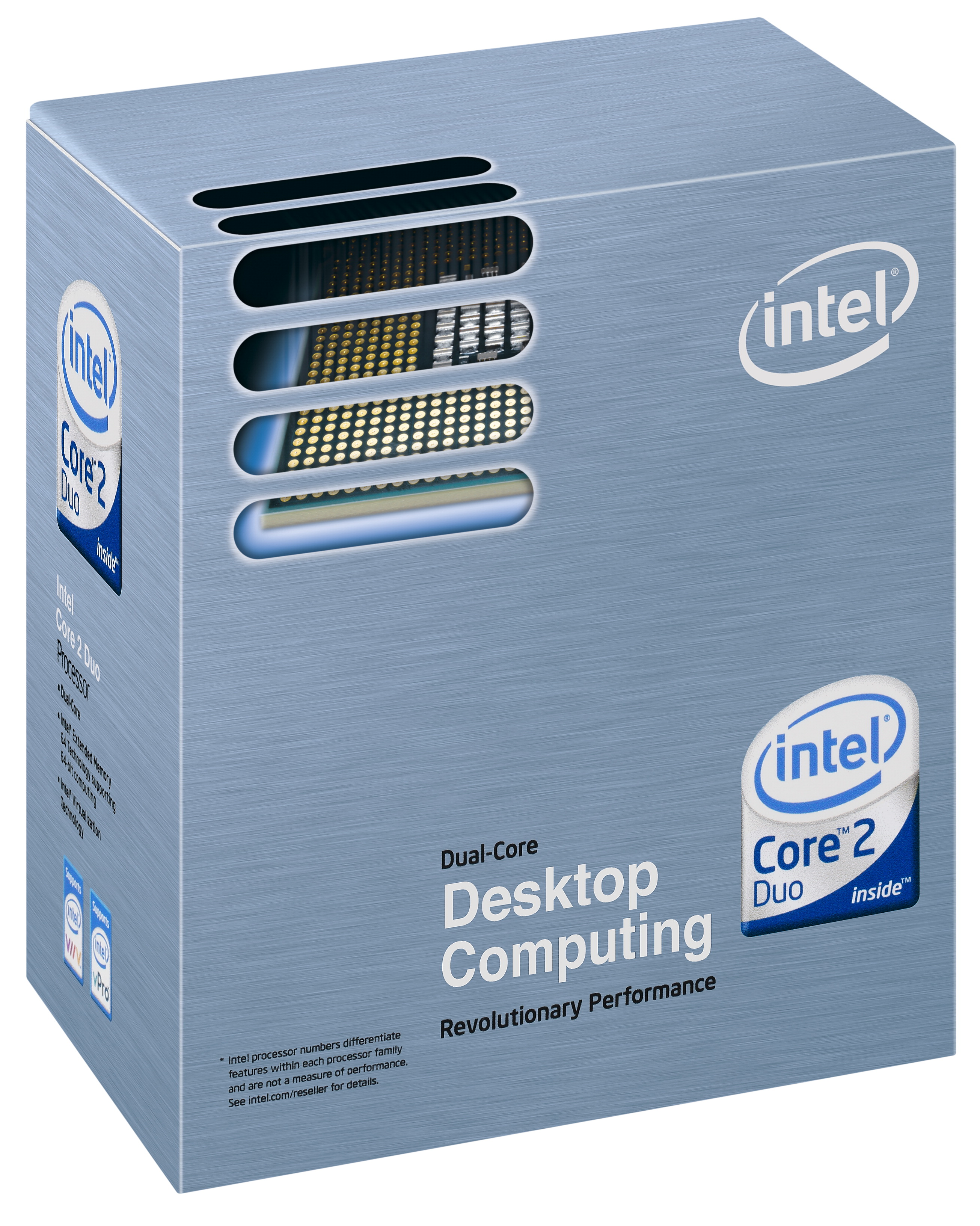 Intel Core2 Duo processor box
