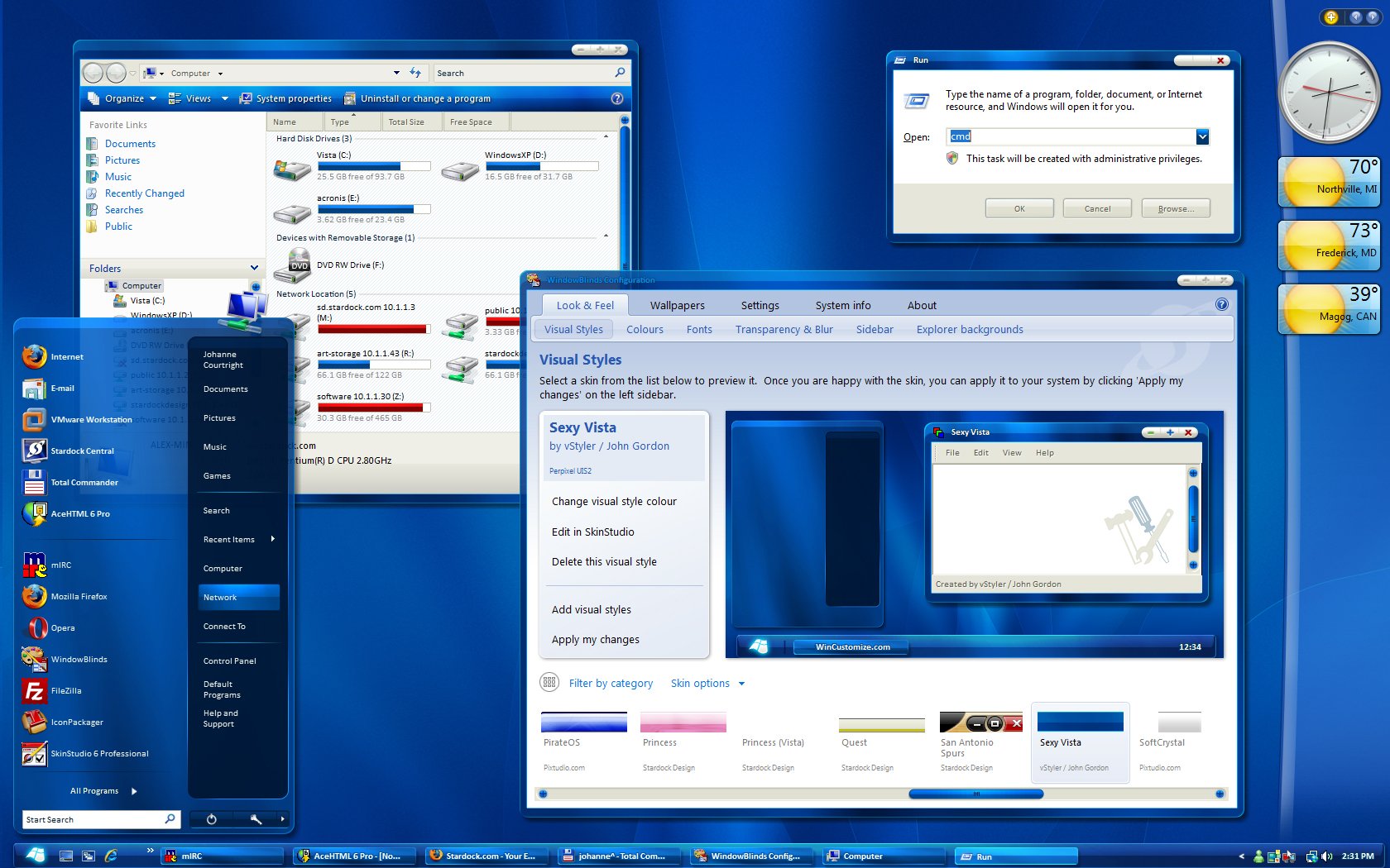 WindowBlinds screenshot