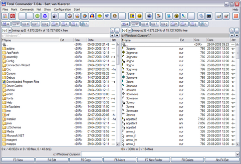 Total Commander 7.04a screenshot (481 pix)