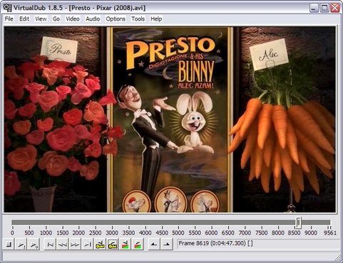 VirtualDub 1.8.5 build 29963 screenshot (481 pix)