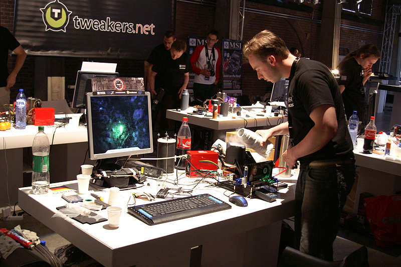 MSI Overklok Challenge 2008 - Duitsland speelt met stikstof