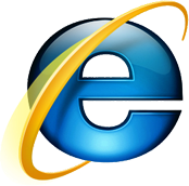 Microsoft Internet Explorer logo (groot)