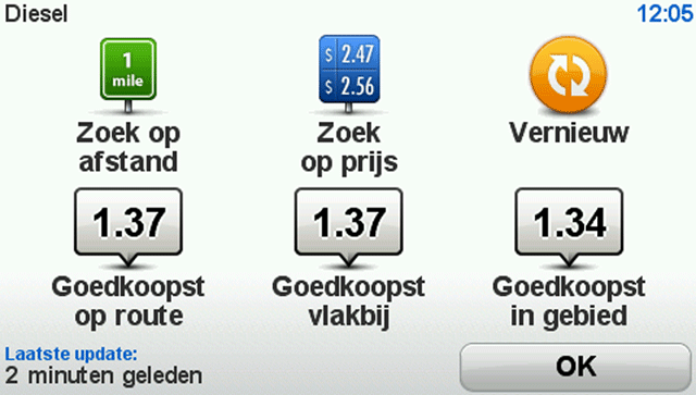 Tomtom - HD Traffic - brandstofprijzen