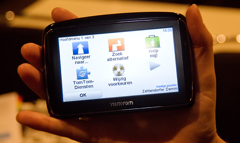 TomTom 940 Live - Menu