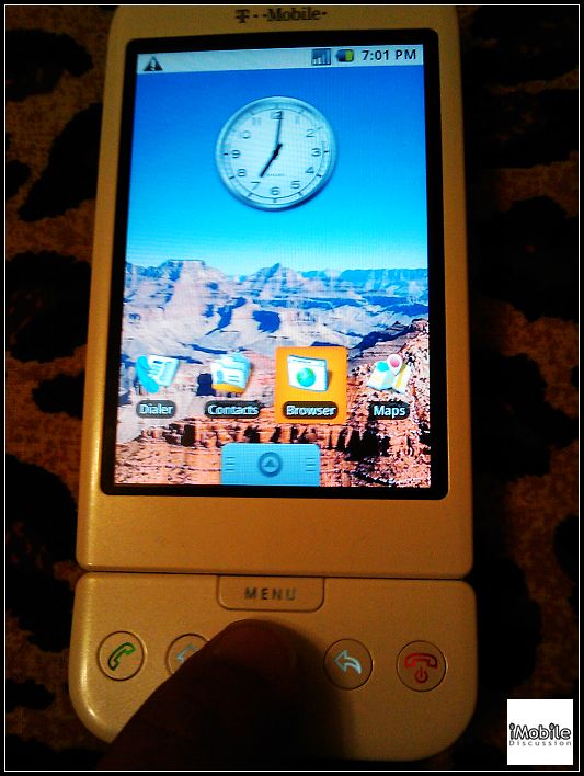 HTC Dream op Imobile