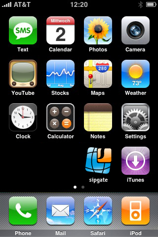 Sipgate, voip-applicatie op de iPhone