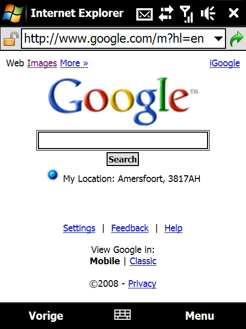 Google Local locatie gevonden
