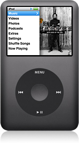Apple iPod Apple iPod classic zwart 120GB MB565ZD/A 120GB Zwart