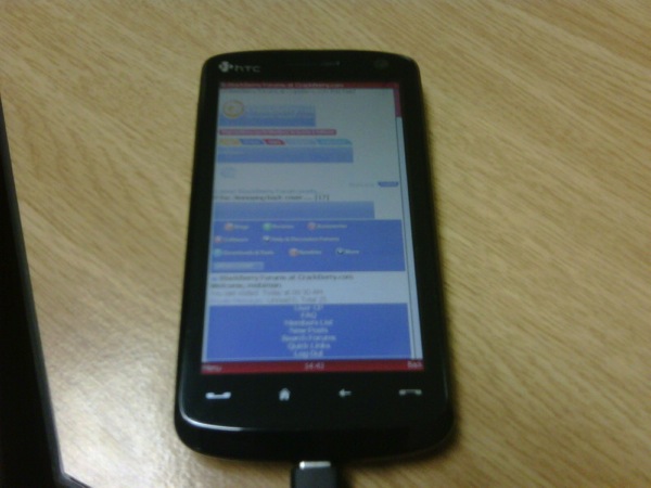 HTC Touch HD of HTC Blackstone