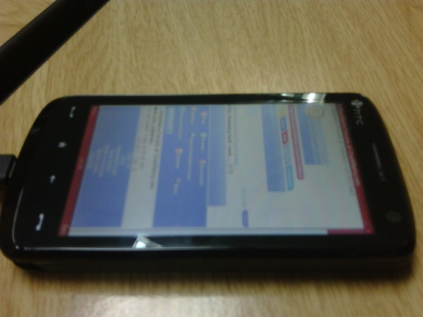 HTC Touch HD of HTC Blackstone