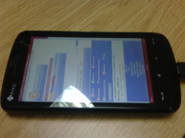 HTC Touch HD of HTC Blackstone