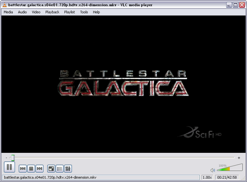 VLC media player 0.9.2 screenshot (481 pix)