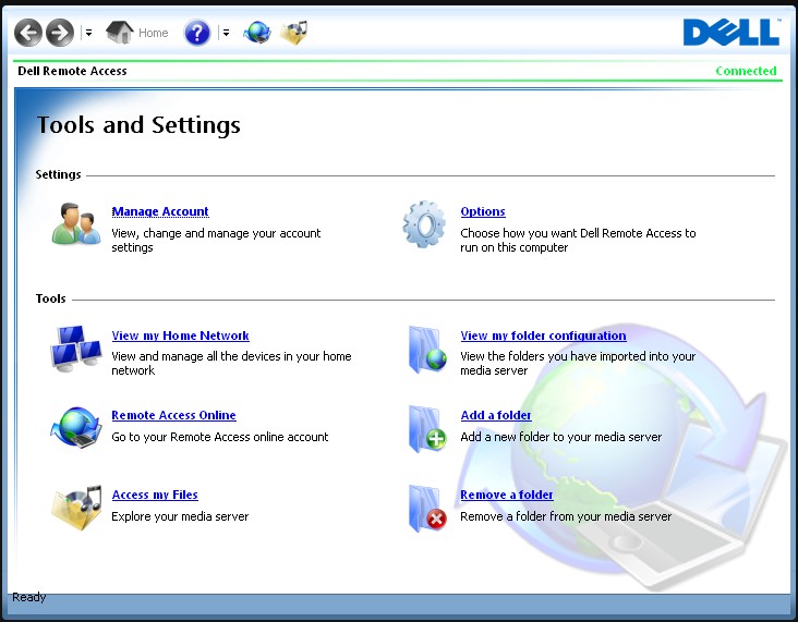 Dell Remote Access screen 3