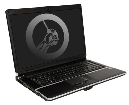 OCZ DIY laptop vooraanzicht