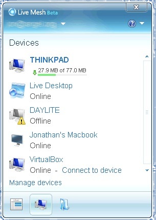 Live Mesh - Windows-software