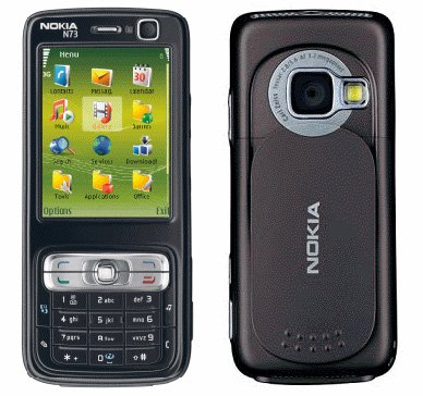 Nokia N73 Zwart