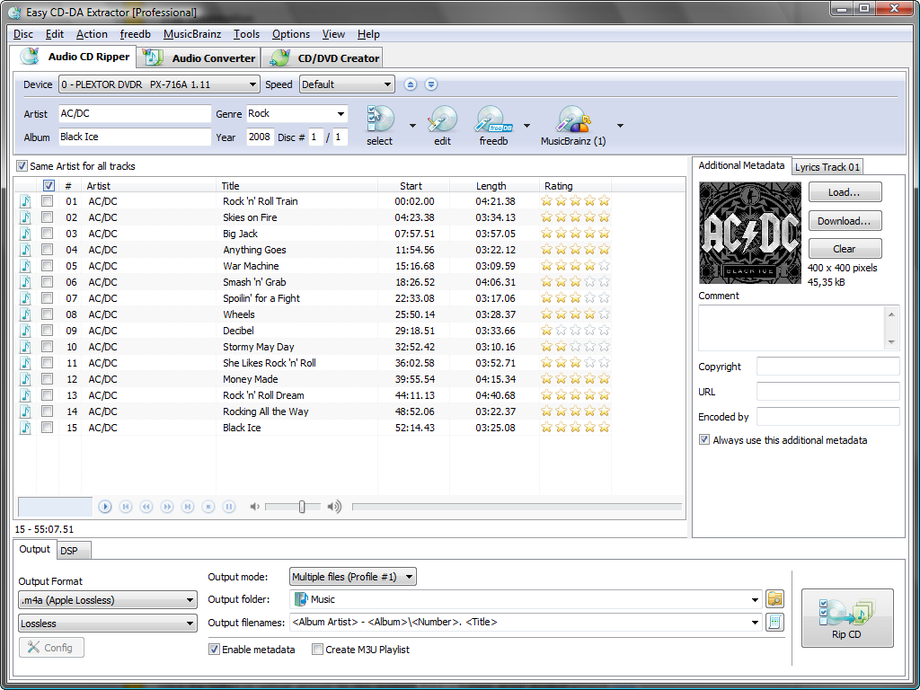 Easy CD-DA Extractor 12 screenshot